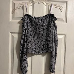 Guess off the shoulder shirt